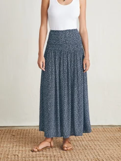 Alisee Skirt - Navy Riverton Ditsy