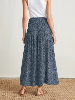 Alisee Skirt - Navy Riverton Ditsy