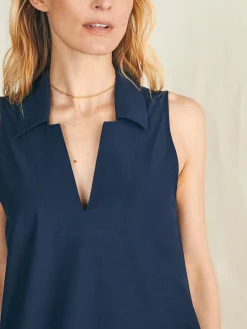 All Day Polo Dress - Navy Blazer