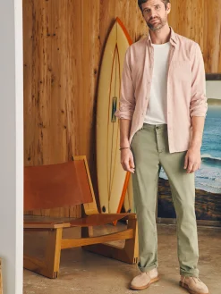 Coastline Stretch Chino (32" Inseam) - Mountain Olive
