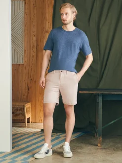 Coastline Stretch Chino Short (8" Inseam) - Spring Quartz