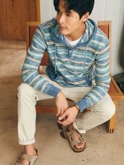 Cove Sweater Hoodie - Sunset Star Serape