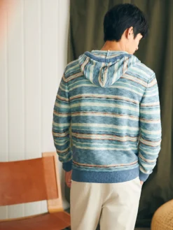 Cove Sweater Hoodie - Sunset Star Serape