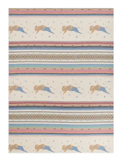 Doug Good Feather Adirondack Blanket - Ivory Buffalo