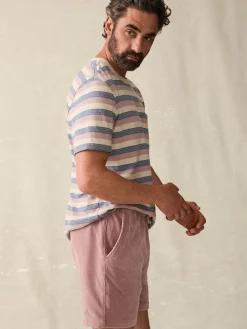 Essential Italian Knit Cord Short (6" Inseam) - Dusty Plum