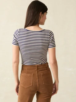 Freestyle Rib Knit Tee - Montreal Stripe