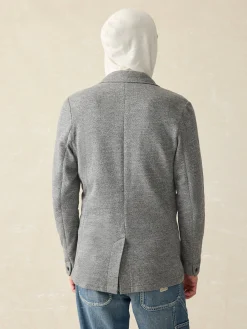 Inlet Knit Blazer - Heather Grey