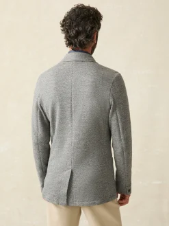 Inlet Knit Blazer (Short) - Medium Grey Melange