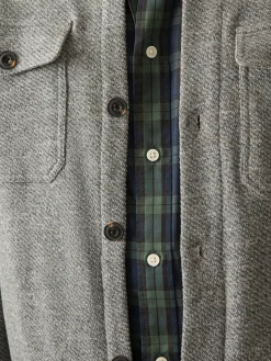 Inlet Knit CPO - Medium Grey Melange