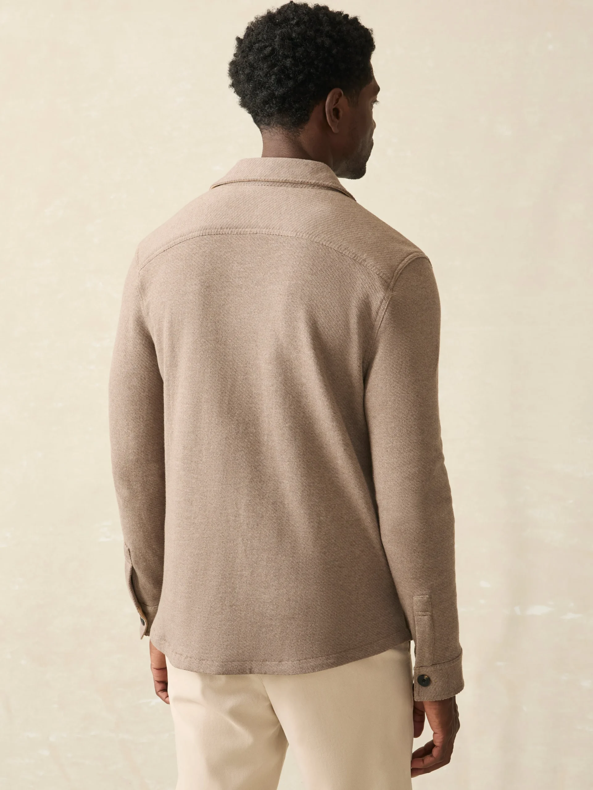 Inlet Knit CPO - Walnut Melange
