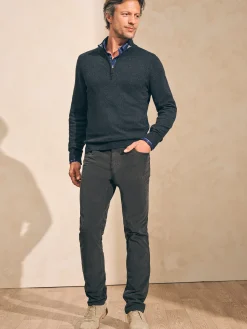 Jackson Quarter Zip Sweater - Ash Heather