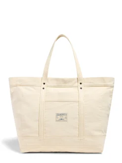 Large Sunwashed Canvas Tote - Ecru