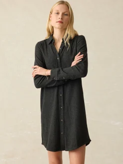 Legend™ Sweater Dress - Heathered Black Twill