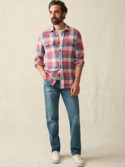 Legend™ Sweater Shirt - Cherry Blue Buffalo