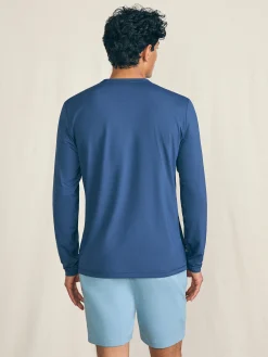 Long-Sleeve Surfrider Shorelite UPF Tee - Deep Navy