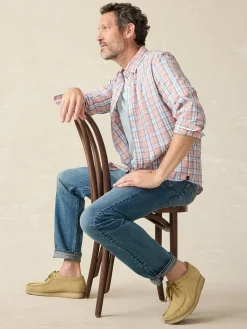 Movement™ Shirt (Tall) - Ocean Coral Plaid