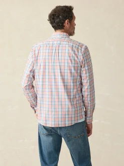 Movement™ Shirt (Tall) - Ocean Coral Plaid