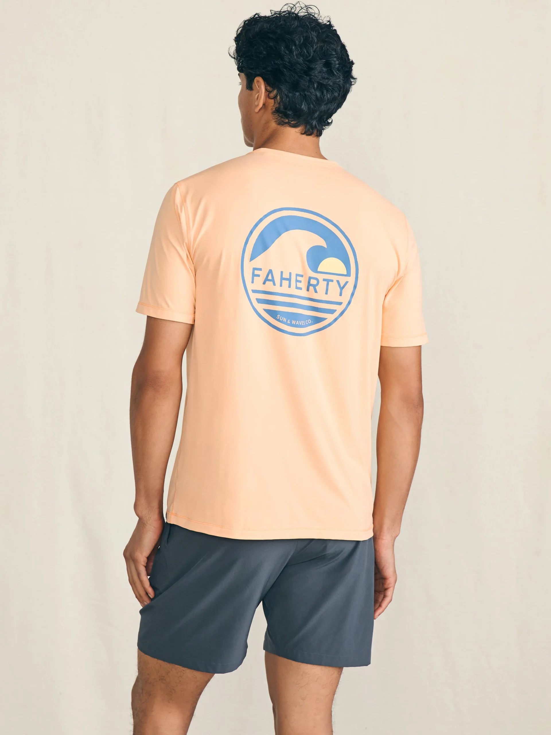 Shorelite Short-Sleeve Tech Tee - Passion Peach