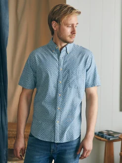 Short-Sleeve Stretch Playa Shirt - Fishscale Redux
