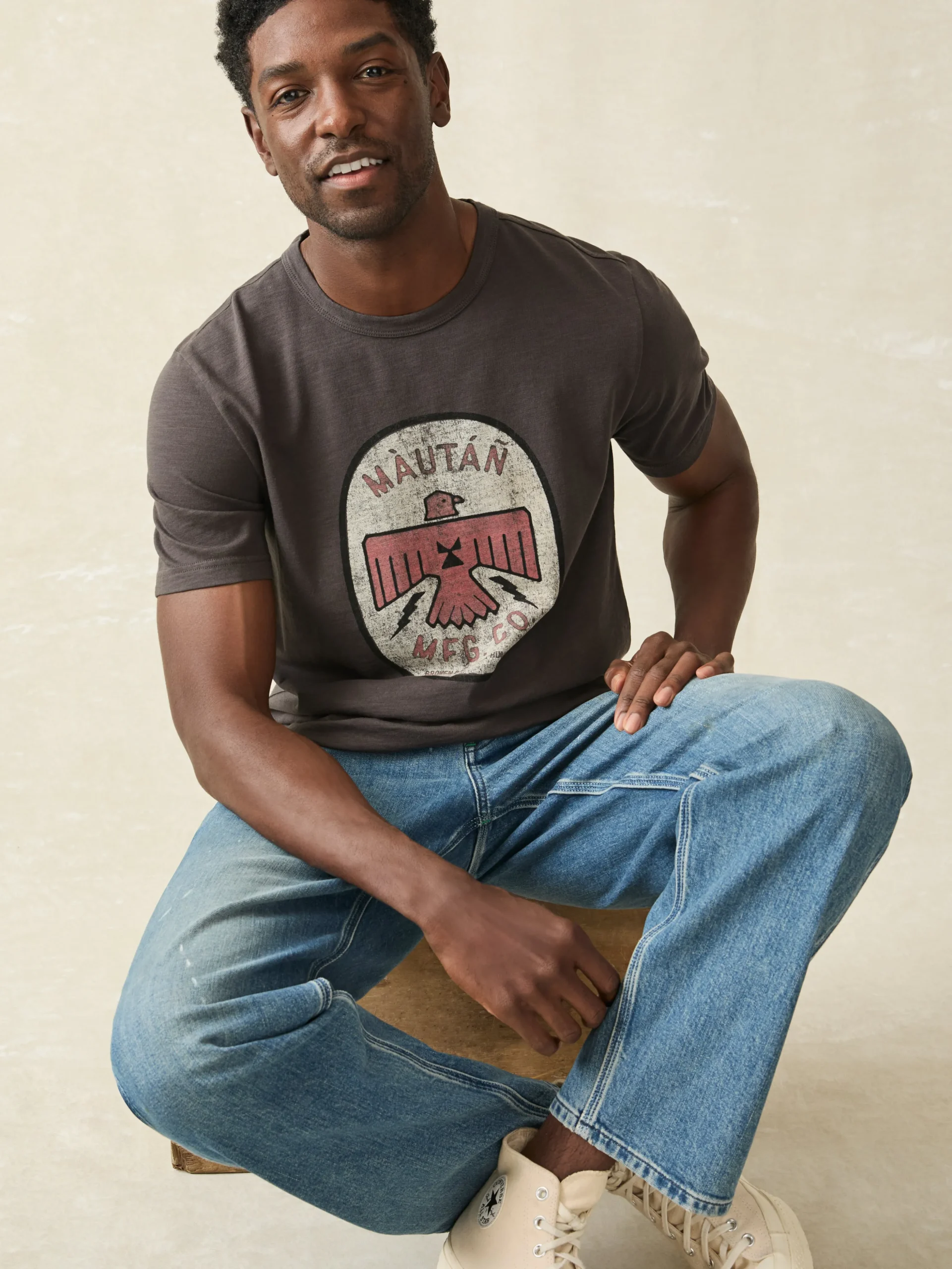 Steven Paul Judd Sunwashed Tee - Washed Black