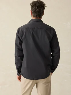 Stretch Blanket Lined CPO - Washed Black