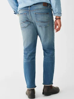 Stretch Terry Indigo 5-Pocket Pant (32