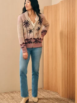 Sunset Palm Beach Cardigan - Sunset Palm
