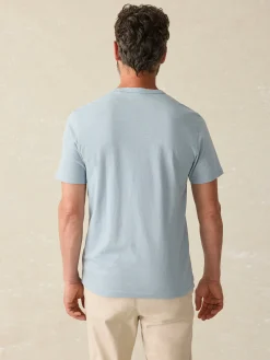 Sunwashed Pocket Tee (Tall) - Blue Breeze
