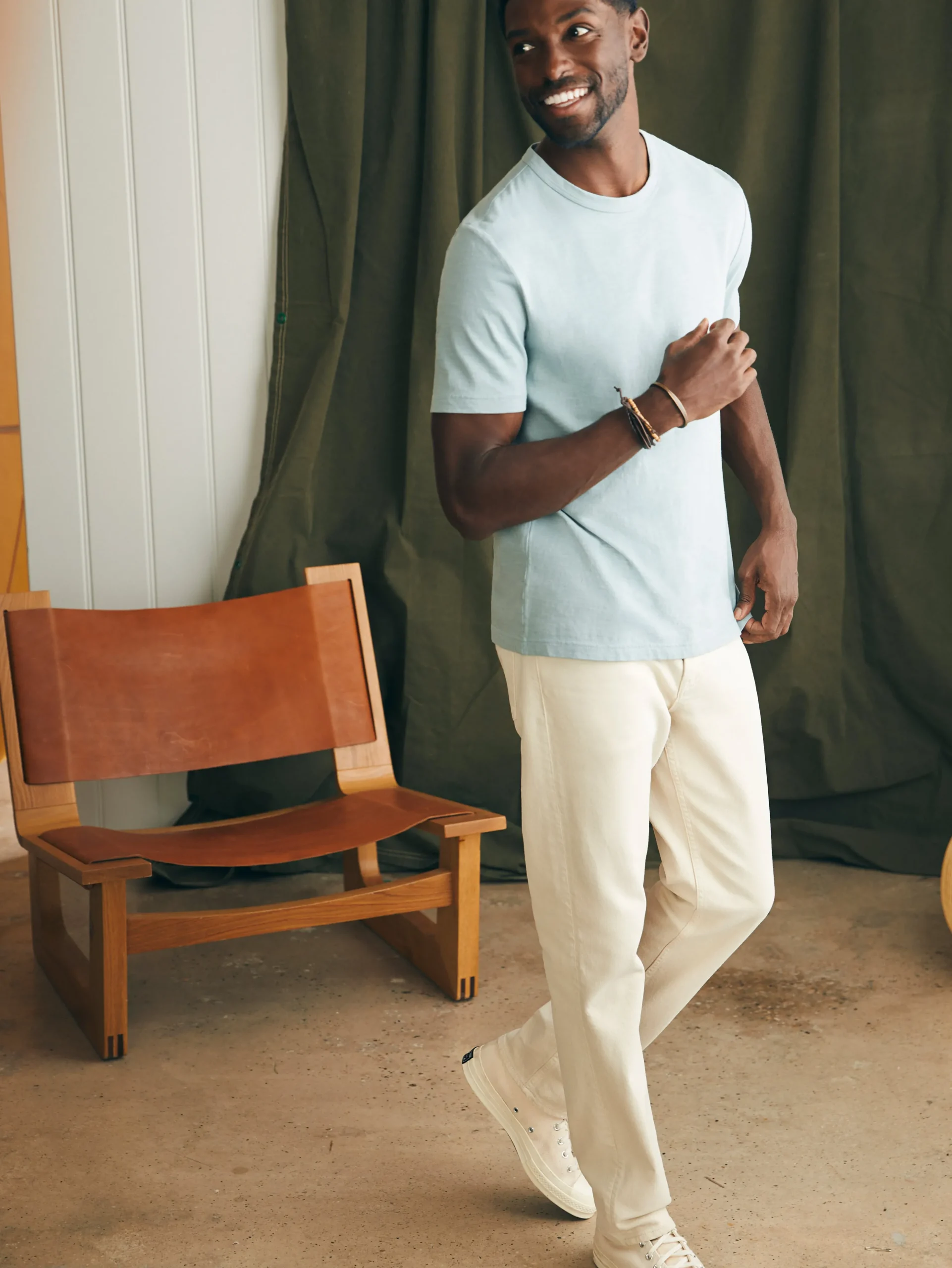 Sunwashed Tee (Tall) - Hull Teal