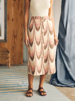 Whitley Skirt - Desert Ikat