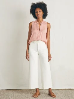 Willa Sleeveless Top - Rosette