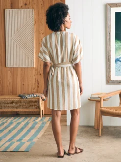 Willow Dress - Bronze Stripe