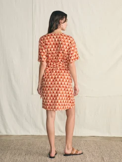 Willow Dress - Spiced Shibori Print